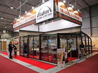 Alukov kiosk at Grand Prix awards