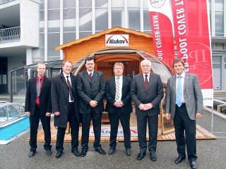 Czech President Vaclav Klaus visited BVV Brno 2011 Trade Fairs